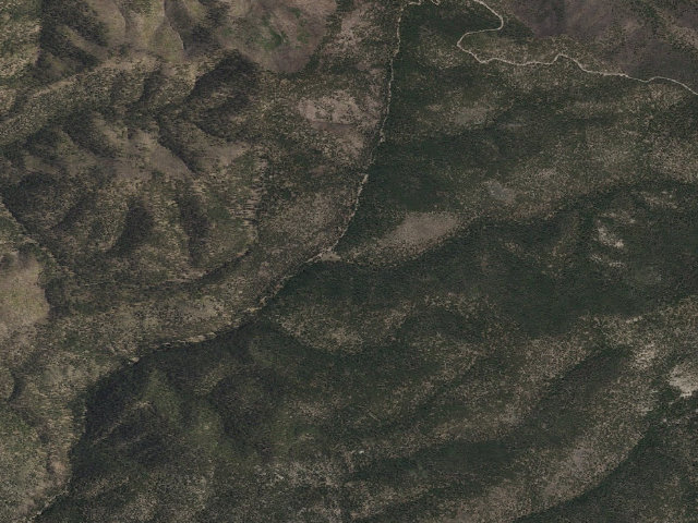 Aerial image of Bear Trap Campground