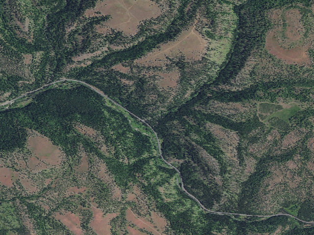 Aerial image of Bear Wallow Campground & Trailhead
