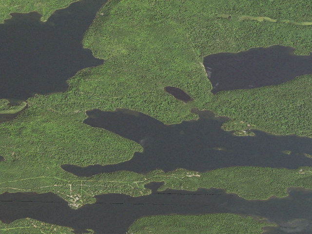 Aerial image of Bearskin Site #1
