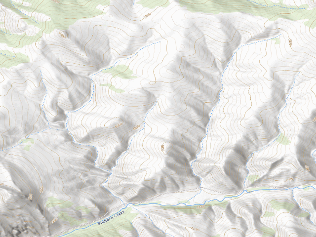 USGS topographic map of Beartooth WMA