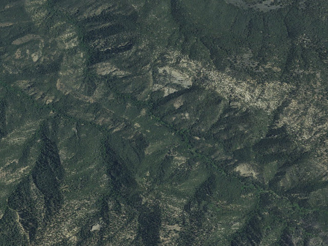Aerial image of Beartrap Campsite