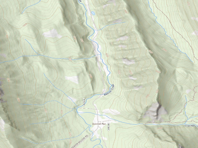 USGS topographic map of Beaver Cr -05