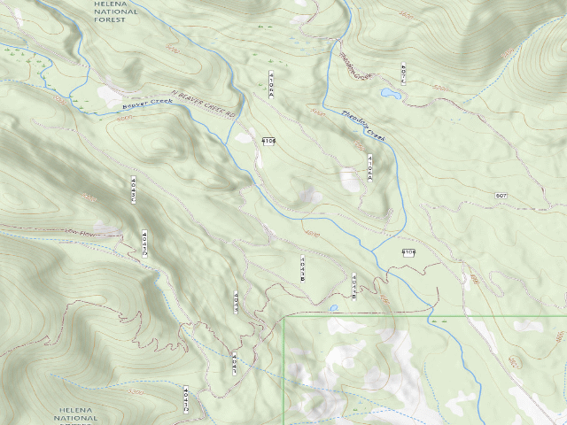 USGS topographic map of Beaver Creek-003