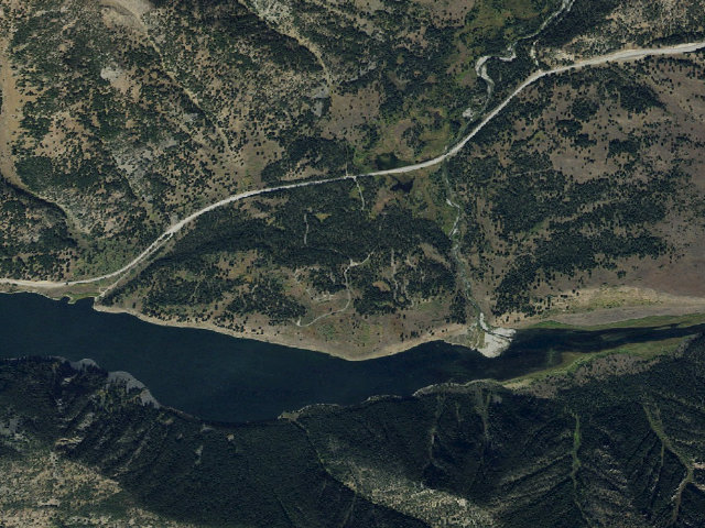 Aerial image of Beaver Creek Campground