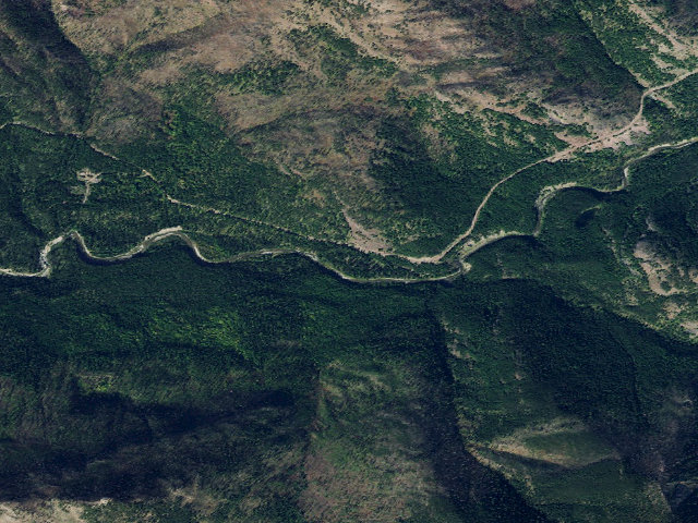 Aerial image of Beaver Creek Campground