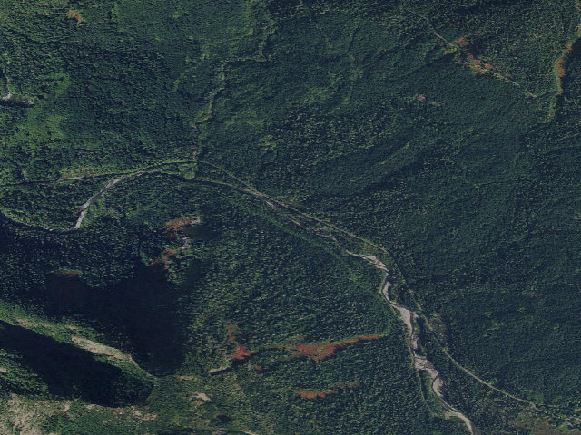 Aerial image of Beaver Creek