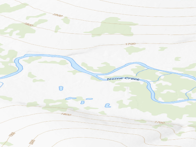 USGS topographic map of Beaver Creek Wild And Scenic River