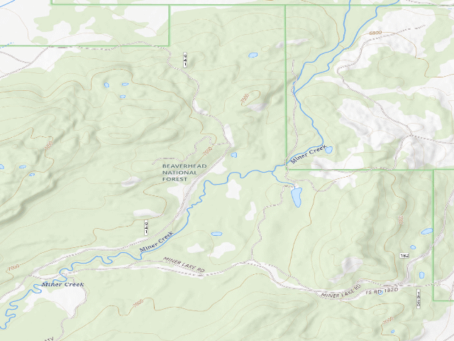 USGS topographic map of Beaver Dams