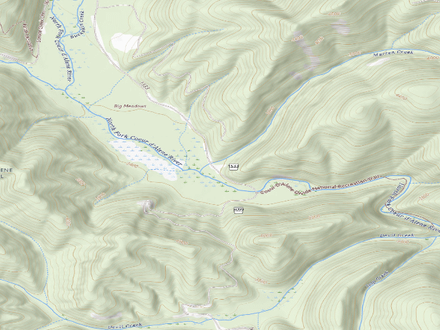 USGS topographic map of Beaver Station