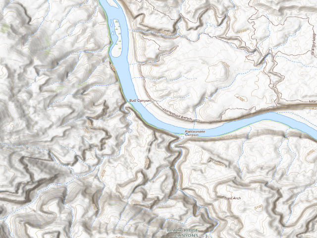 USGS topographic map of Beaver Tail 1
