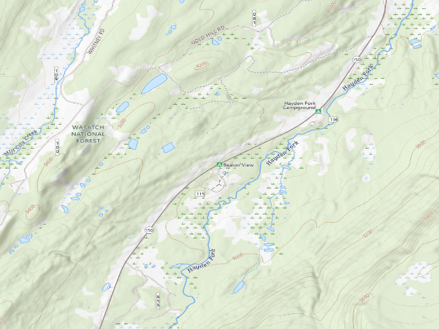 USGS topographic map of Beaver View