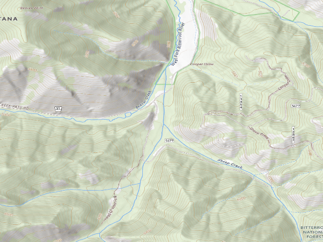 USGS topographic map of Beaverck05A