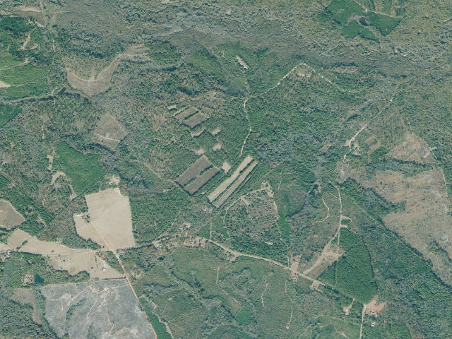 Aerial image of Beaverdam WMA Primitive Campground #1