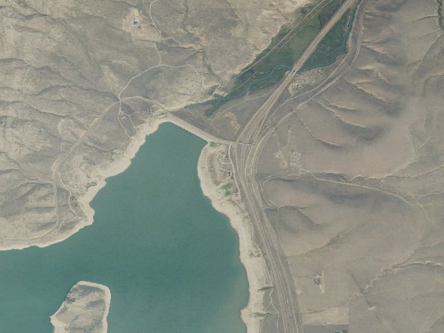 Aerial image of Beaverhead Campground (Clark Canyon)