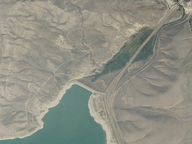 Aerial image of Beaverhead River Campground (Clark Canyon)