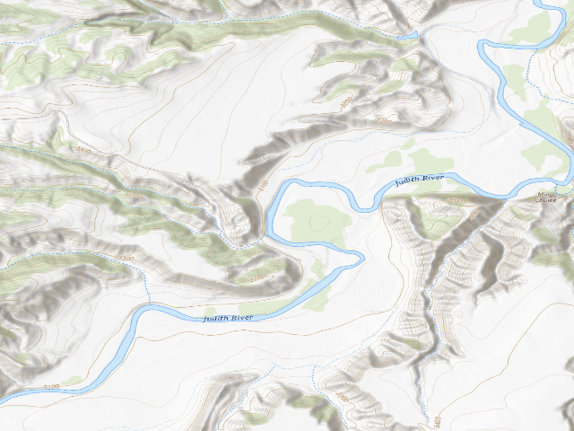 USGS topographic map of Beckman WMA
