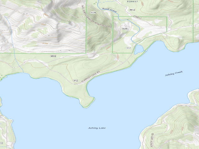 USGS topographic map of Bedroom-1