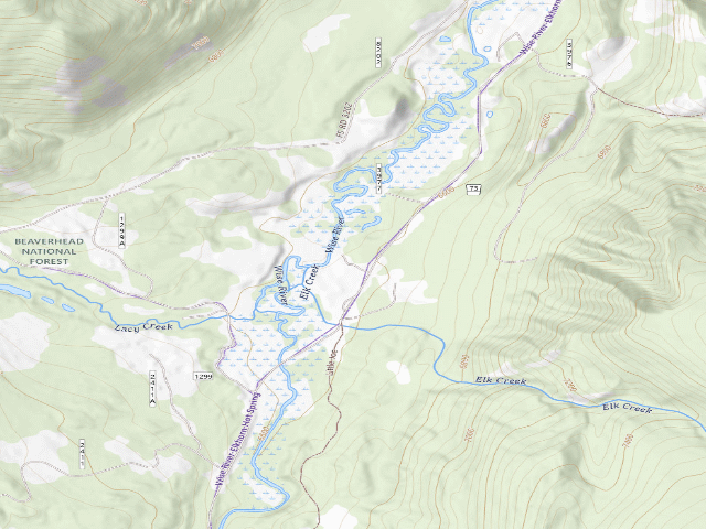 USGS topographic map of Beetle Kill