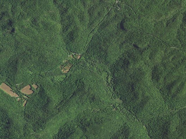 Aerial image of Bell Farm Horse Camp