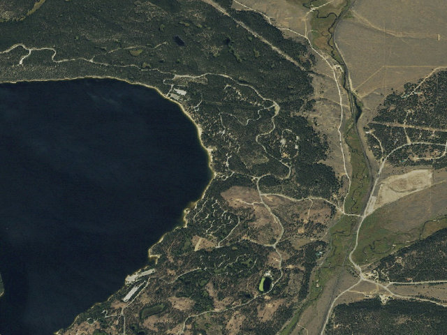 Aerial image of Belle of Colorado Campground