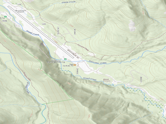 USGS topographic map of Benchmark 010