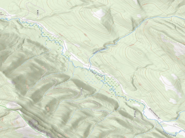 USGS topographic map of Benchmark2-009