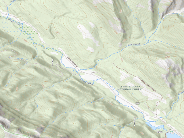 USGS topographic map of Benchmark2-011