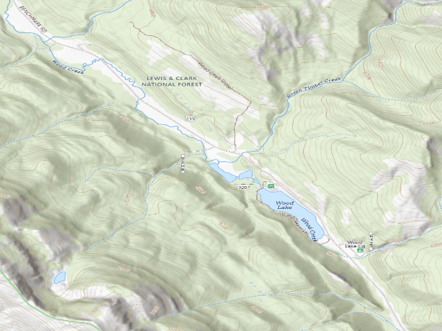 USGS topographic map of Benchmark2-012