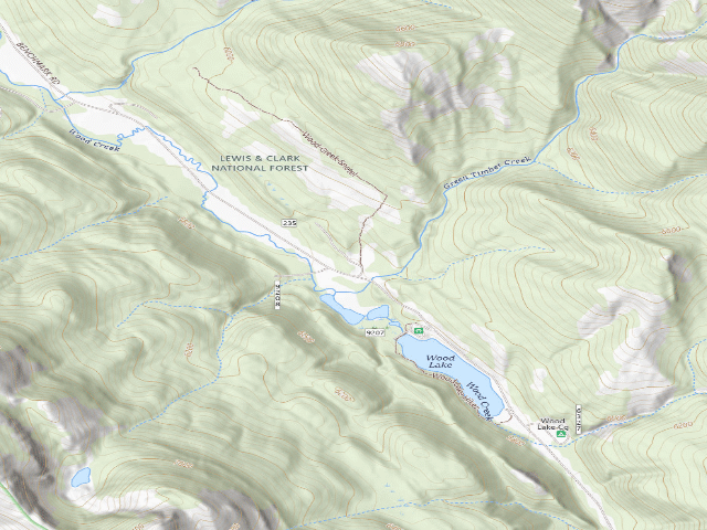 USGS topographic map of Benchmark2-013