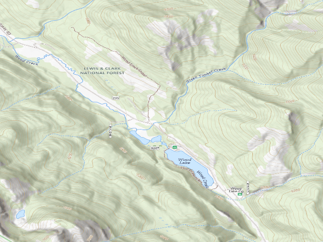 USGS topographic map of Benchmark2-014
