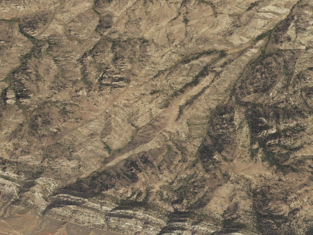 Aerial image of Bennett Mountains