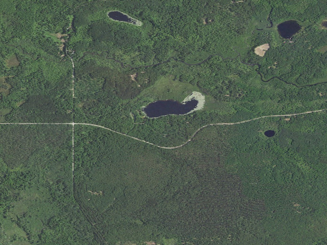 Aerial image of Benton Lake Recreation Area