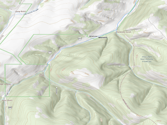 USGS topographic map of Benton Rd 287B019