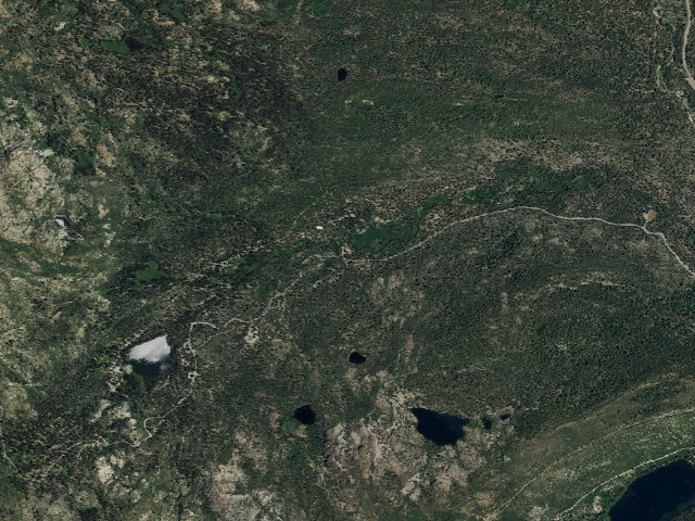 Aerial image of Berger Creek