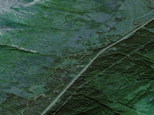 Aerial image of Bertha Creek Cg