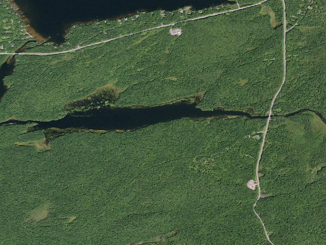 Aerial image of Big Bay #2 (Ferris Lake Wild Forest)