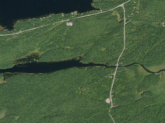 Aerial image of Big Bay #3 (Ferris Lake Wild Forest)