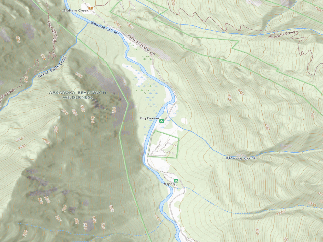 USGS topographic map of Big Beaver
