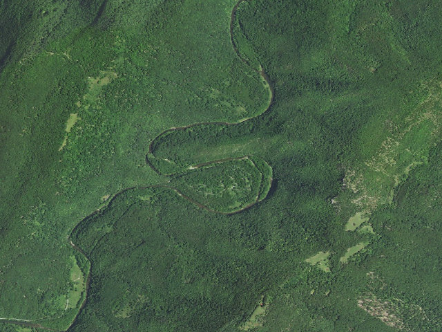 Aerial image of Big Bend Campground