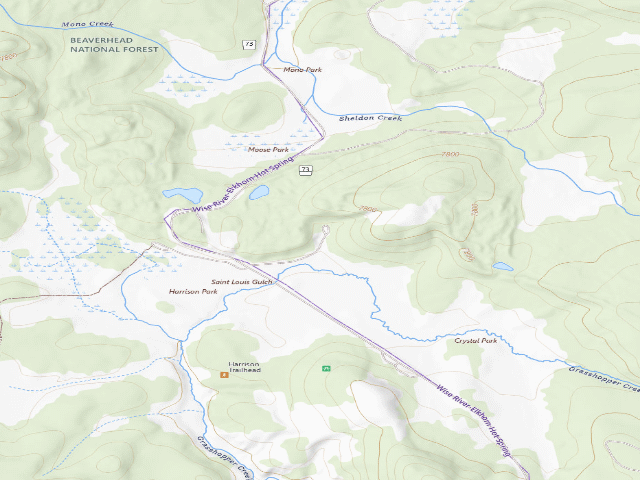 USGS topographic map of Big Boy