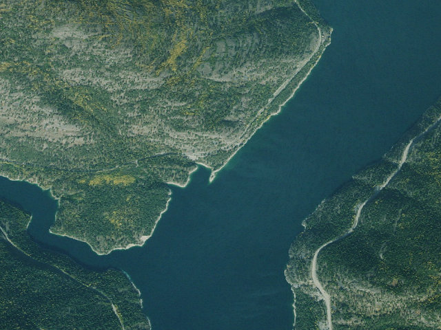 Aerial image of Big Creek Boat Site 1