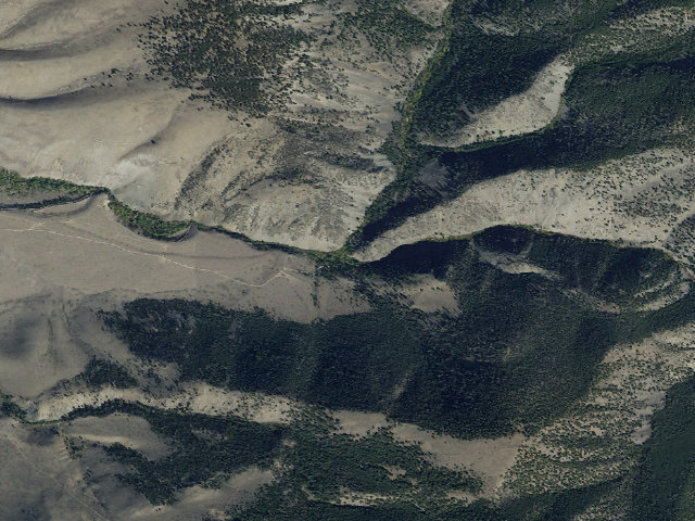 Aerial image of Big Creek Campground