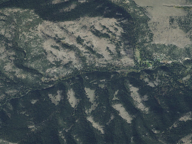 Aerial image of Big Creek Campground