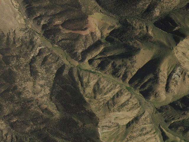 Aerial image of Big Creek Campground