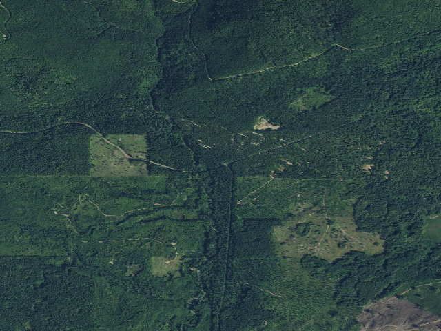Aerial image of Big Creek Campground
