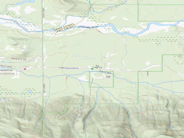 USGS topographic map of Big Creek Cg