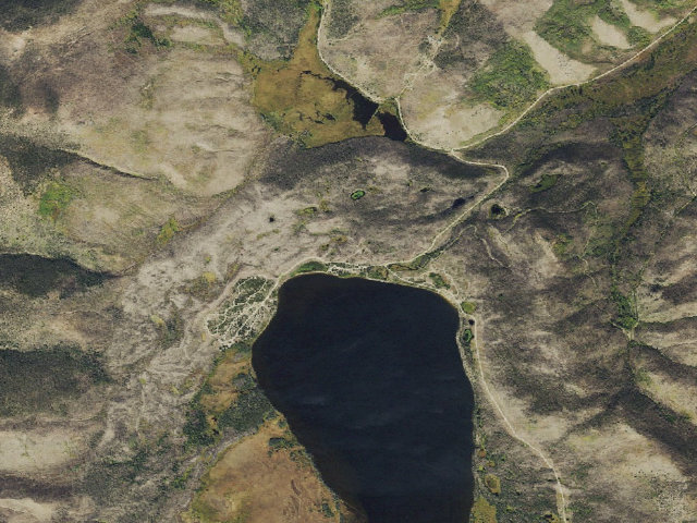 Aerial image of Big Creek Lakes