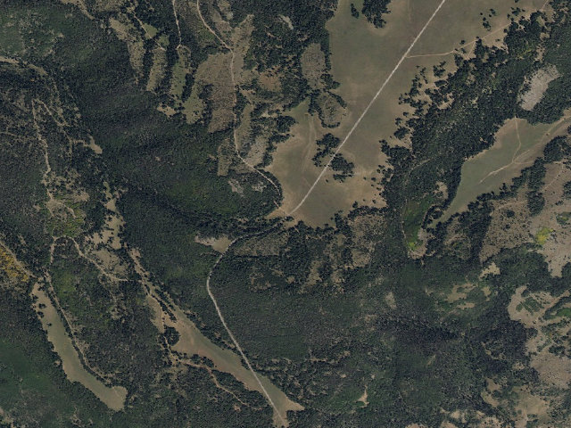 Aerial image of Big Flat Dispersed Camping