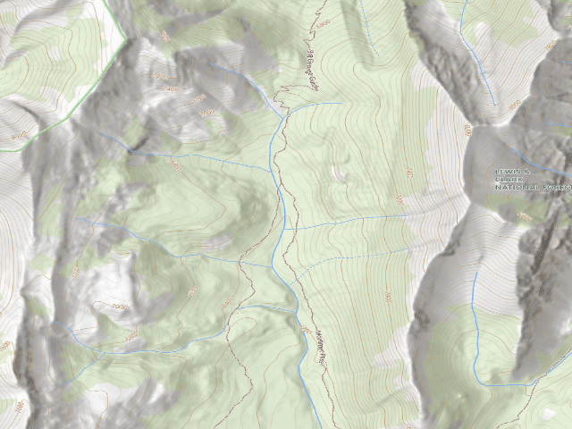 USGS topographic map of Big George 001