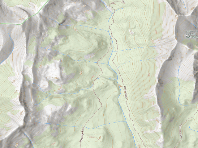 USGS topographic map of Big George 002